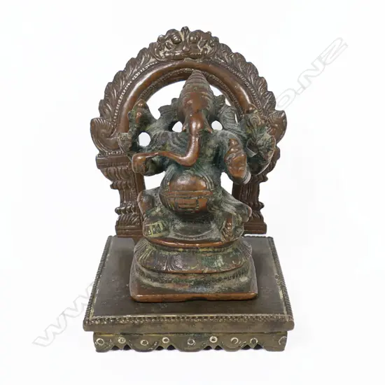 19thC Indian Ganesha Figure,