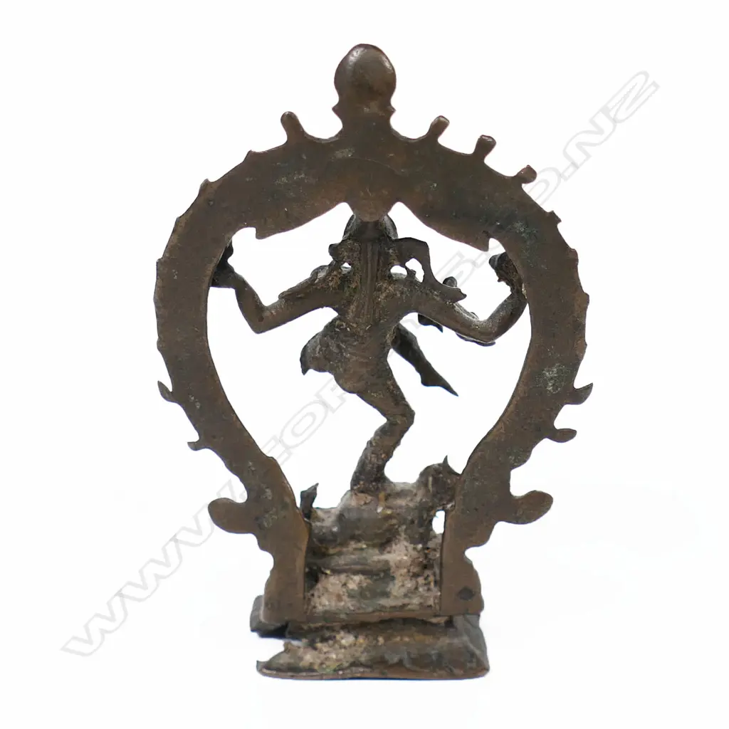 Small bronze statue of Natajara (dancing form of Shiva) Image 1++