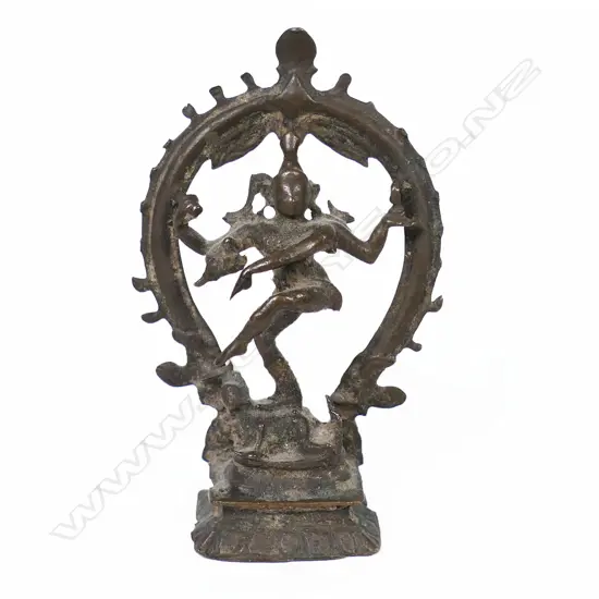 Small bronze statue of Natajara (dancing form of Shiva)