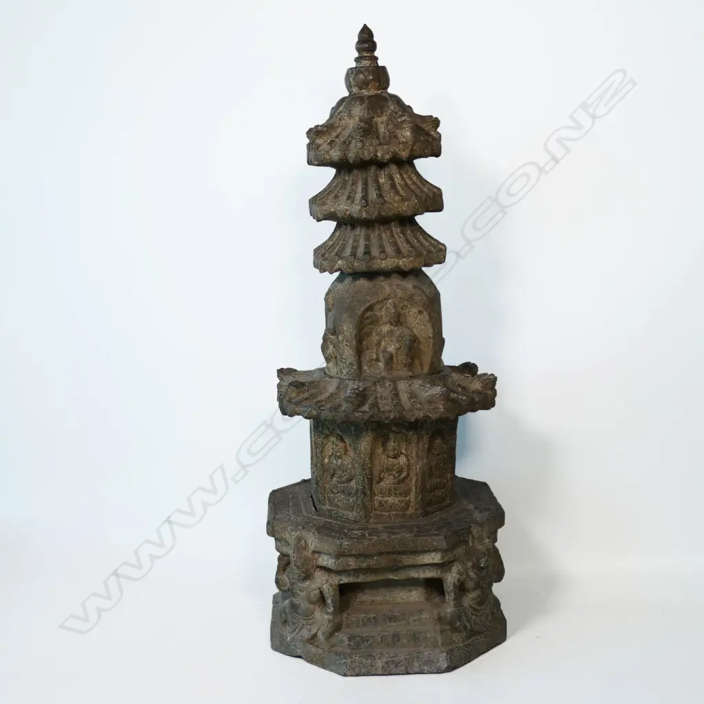 An Impressive Northern Indian Stone Stupa, Image 1++