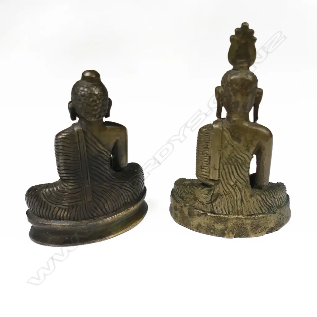 Two Small 19thC Thai Buddha Figures, Image 1++