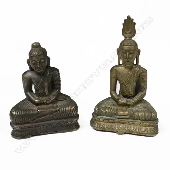 Two Small 19thC Thai Buddha Figures,
