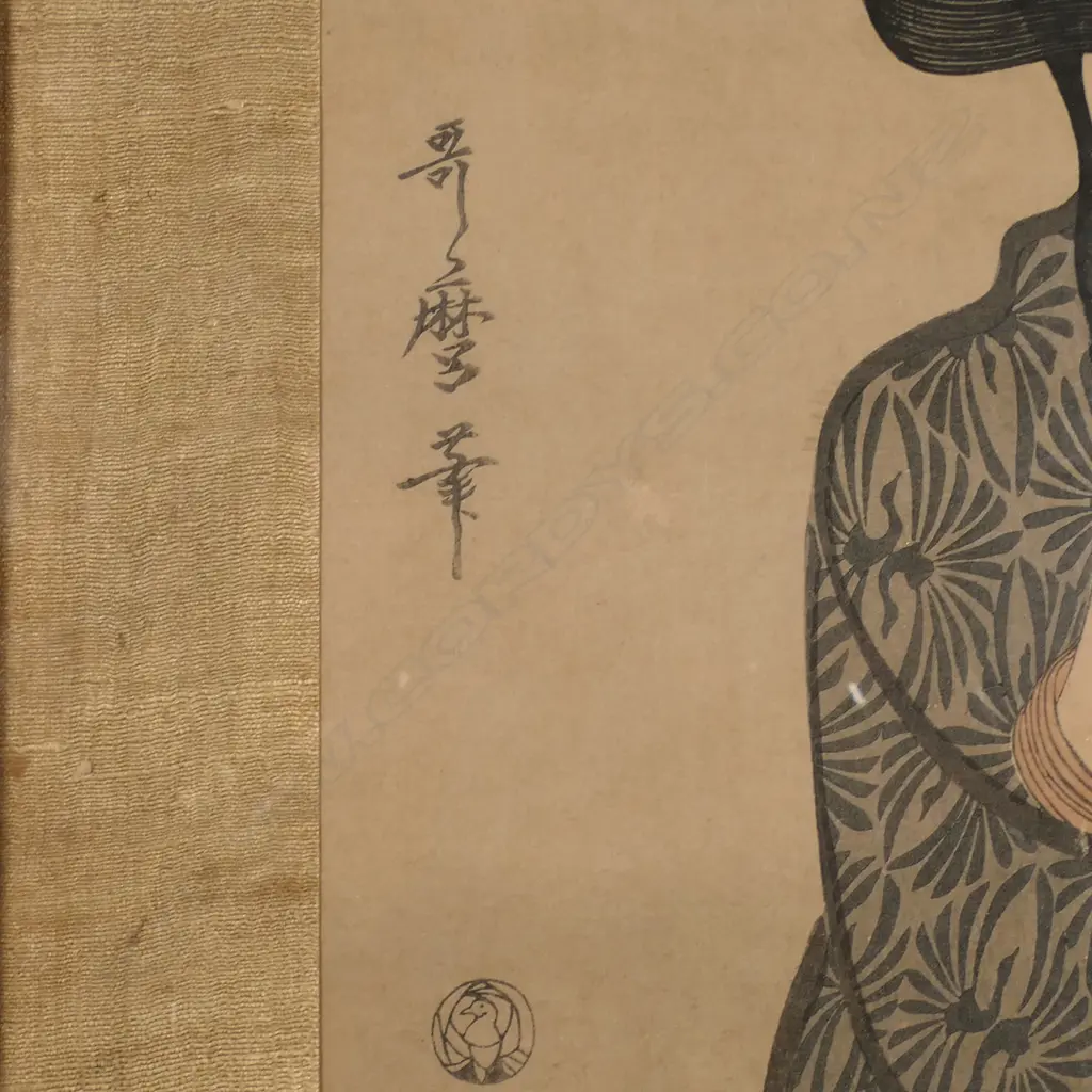 Kitagawa Utamaro Uikiyo-e woodblock print, Image 1++
