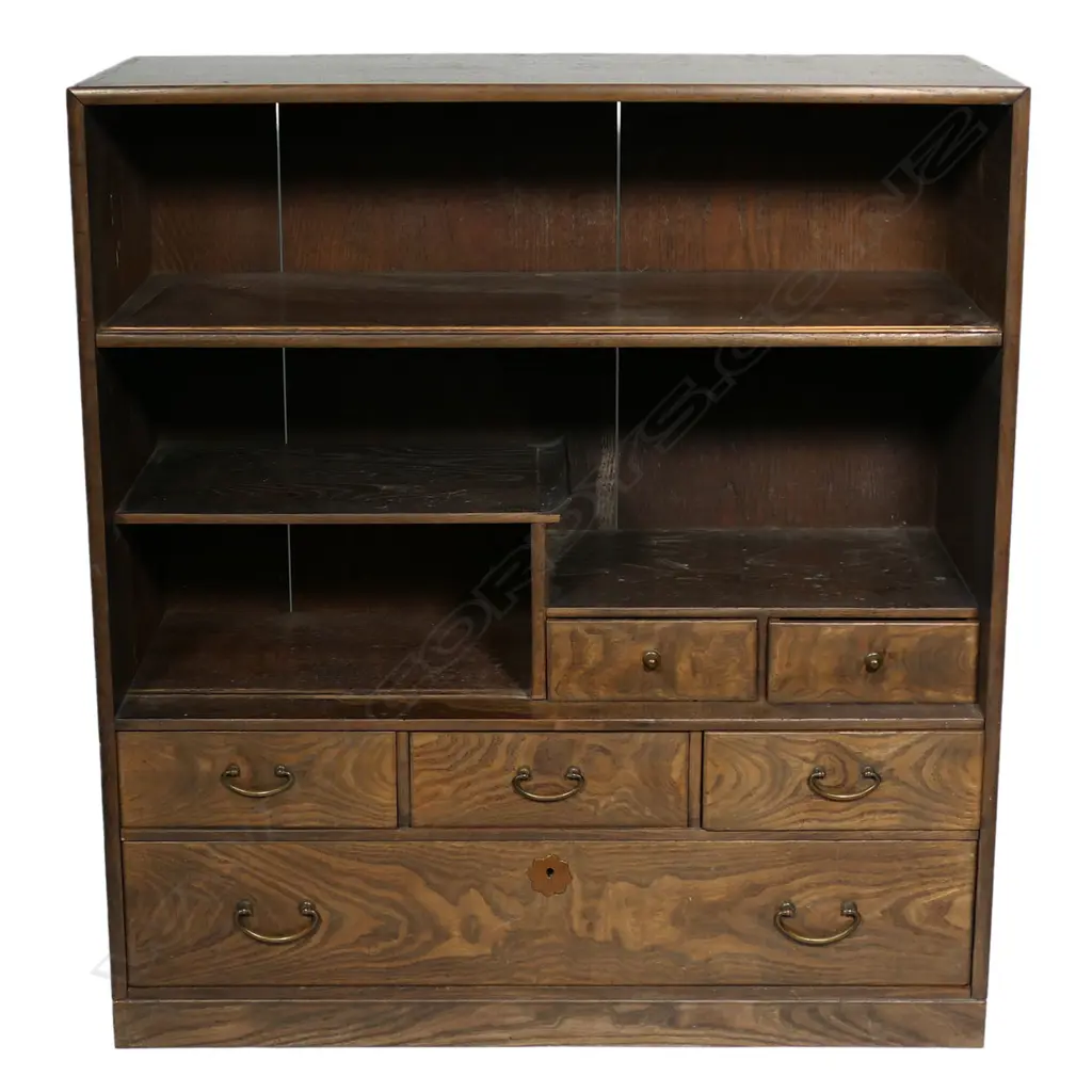 A c.1900 small Japanese tansu chest, Image 1++