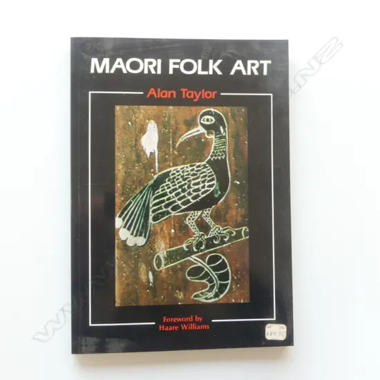 The book ‘Māori Folk Art’ by Alan Taylor