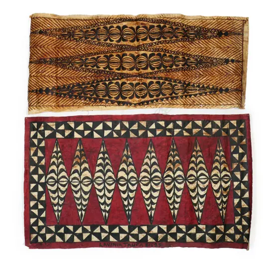 Two Tapa cloths