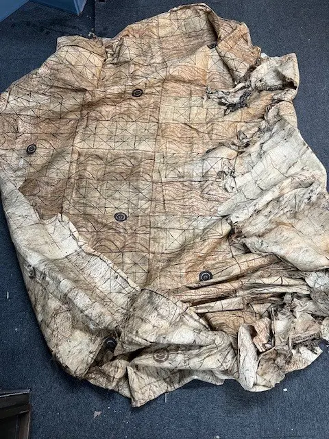 A large old tapa in distressed condition, Image 1++