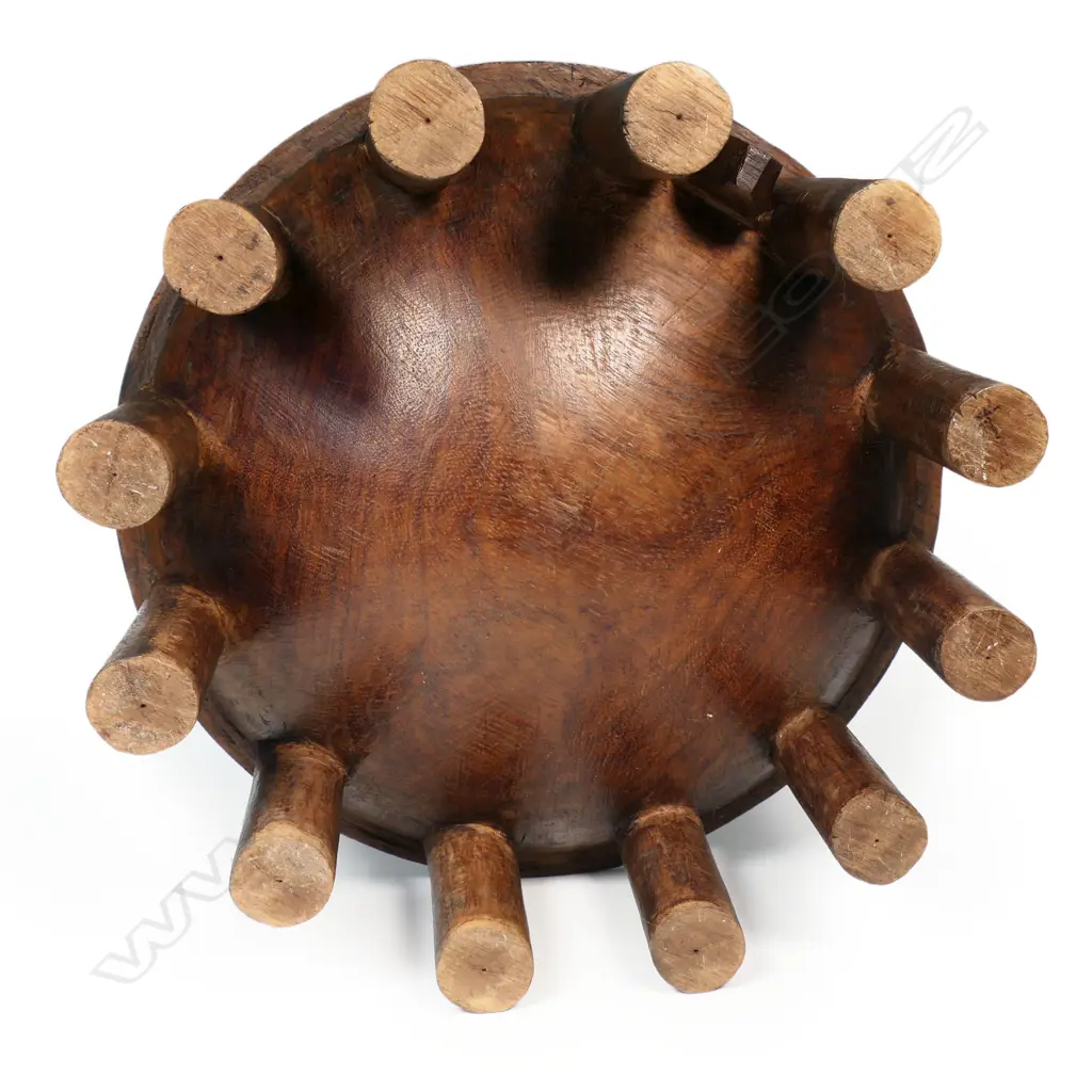 Vintage Samoan kava bowl (Tanoa fai 'ava) Dia.335mm, Image 1++