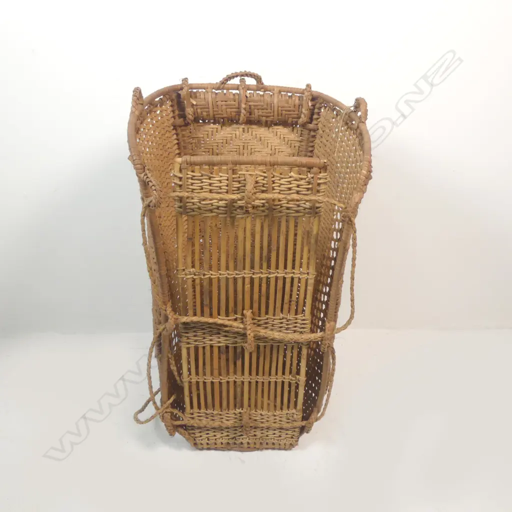 A woven gardeners backpack East Kalimantan Borneo Image 1++