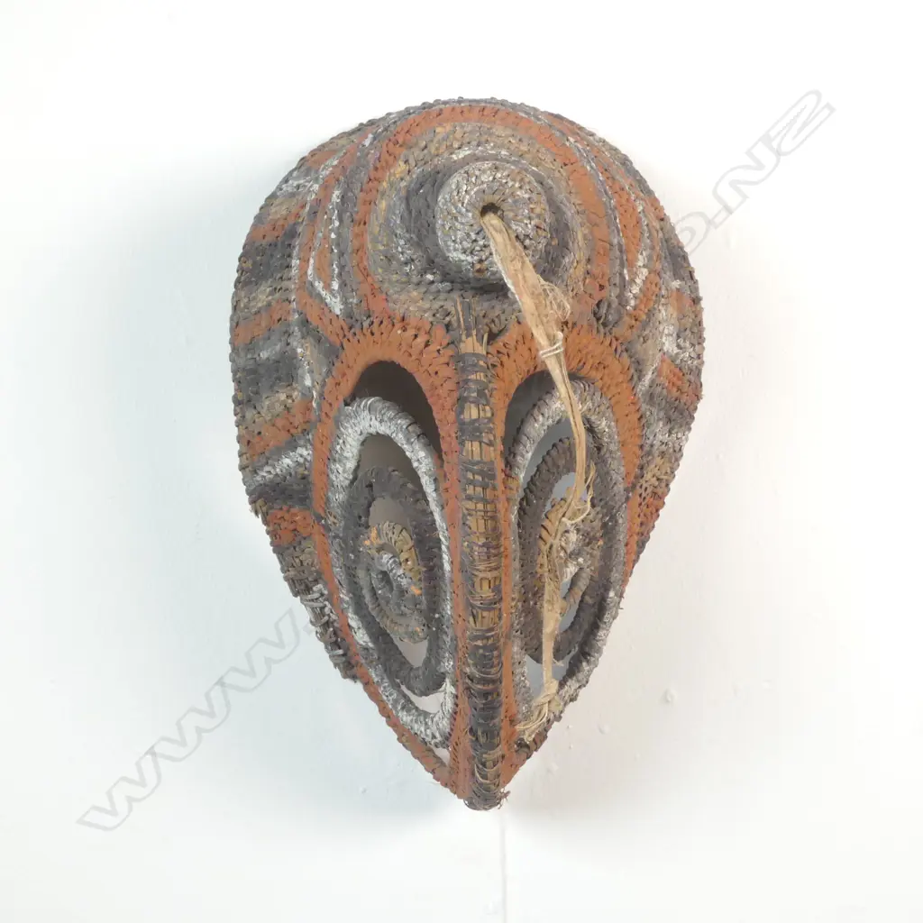 A woven Yam mask, Image 1++