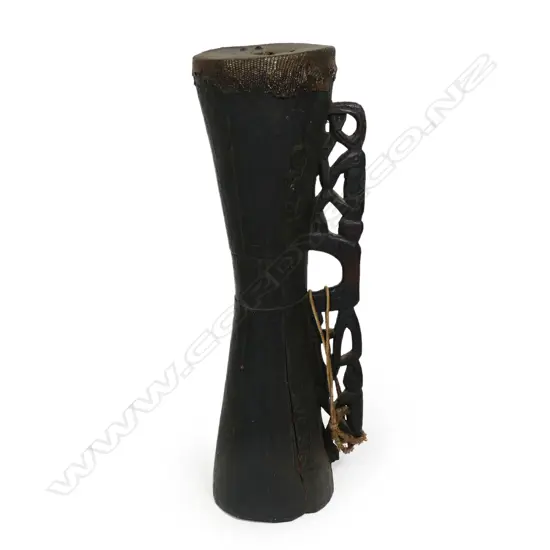 A Kundu Drum, Papua New Guinea, Sepik. H.685mm. Provenance: Ex. The Estate of John Perry.