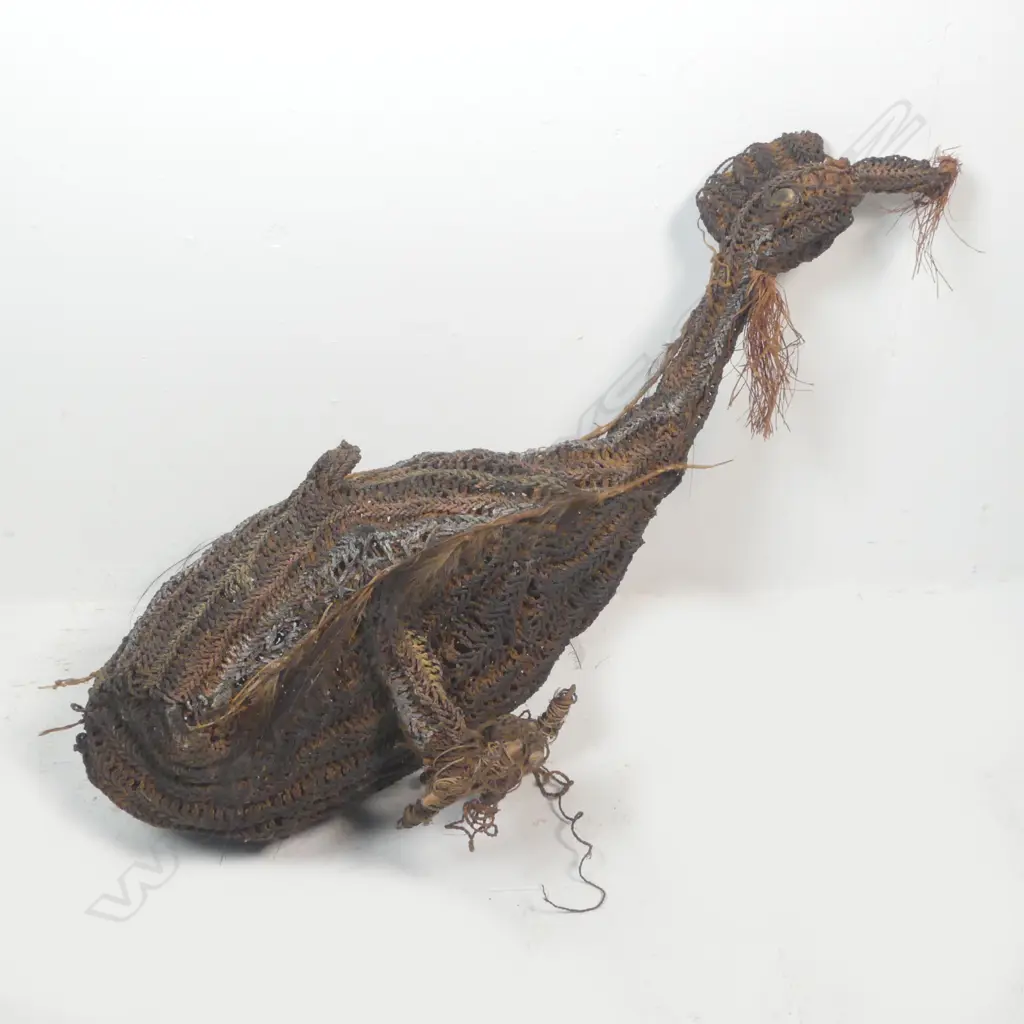 A woven Cassowary Bird, Madang, Image 1++