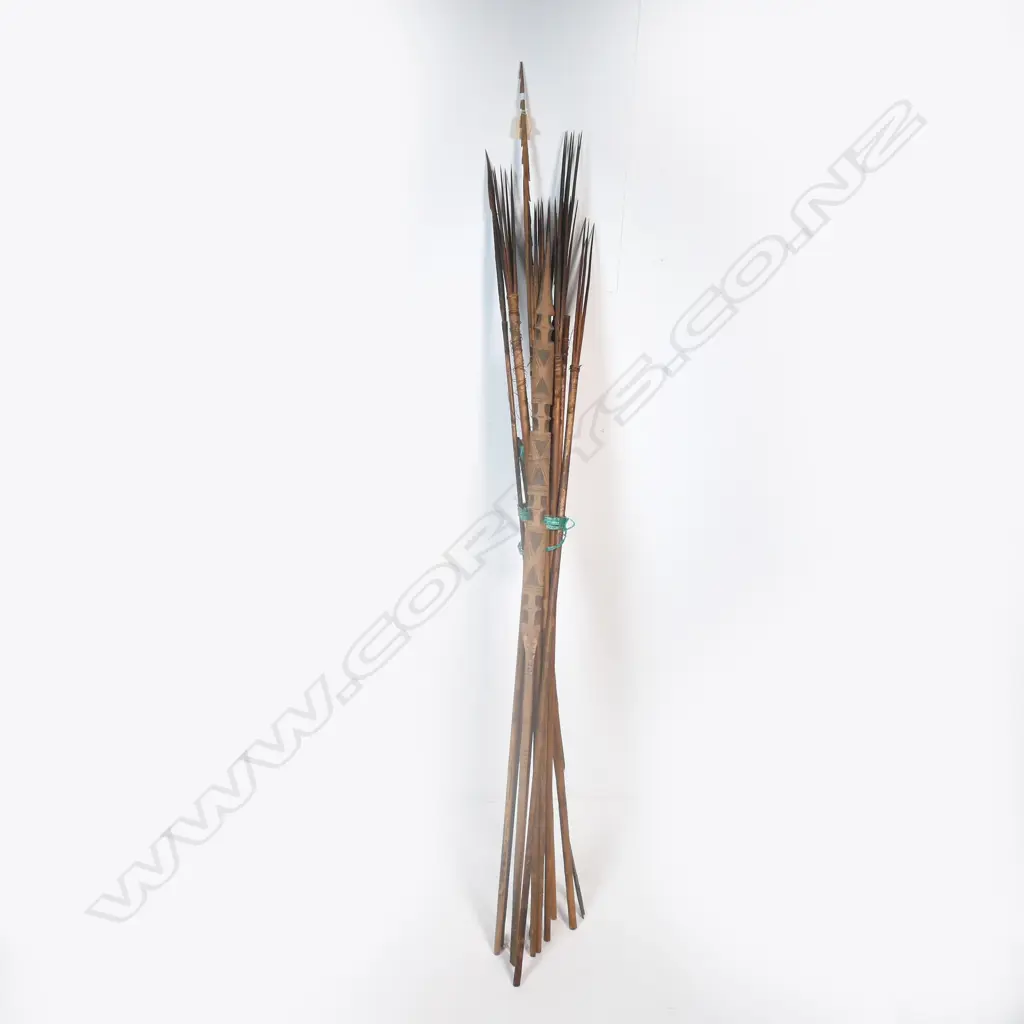 A collection of arrow/spears from Papua New Guinea, Image 1++