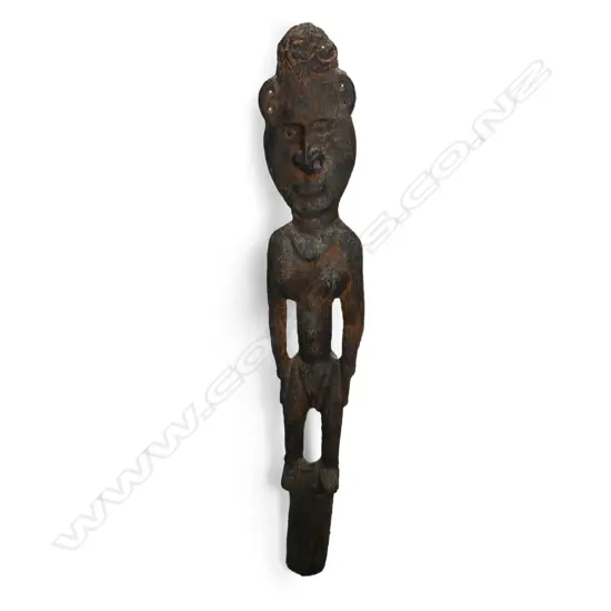 A carved Nigerian figure