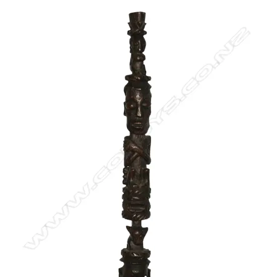 African carved staff