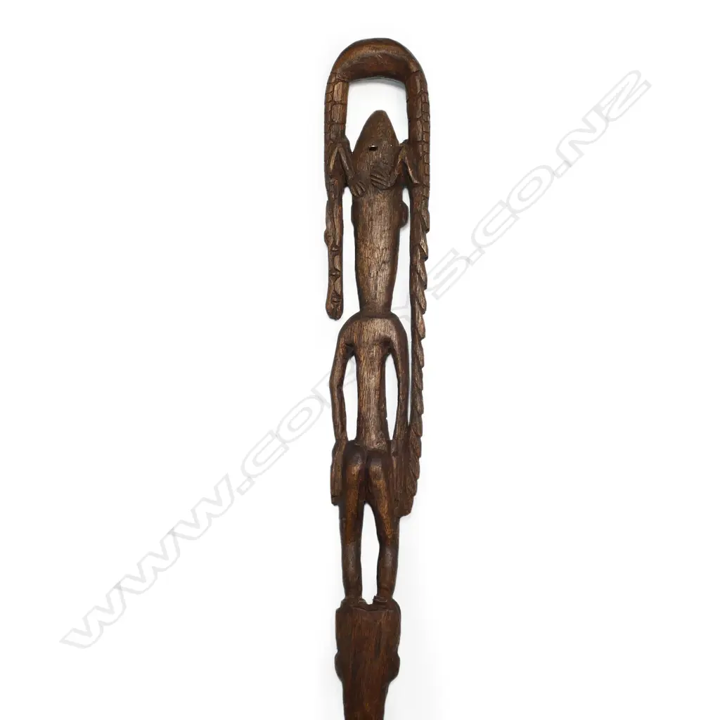 A carved African staff Image 1++