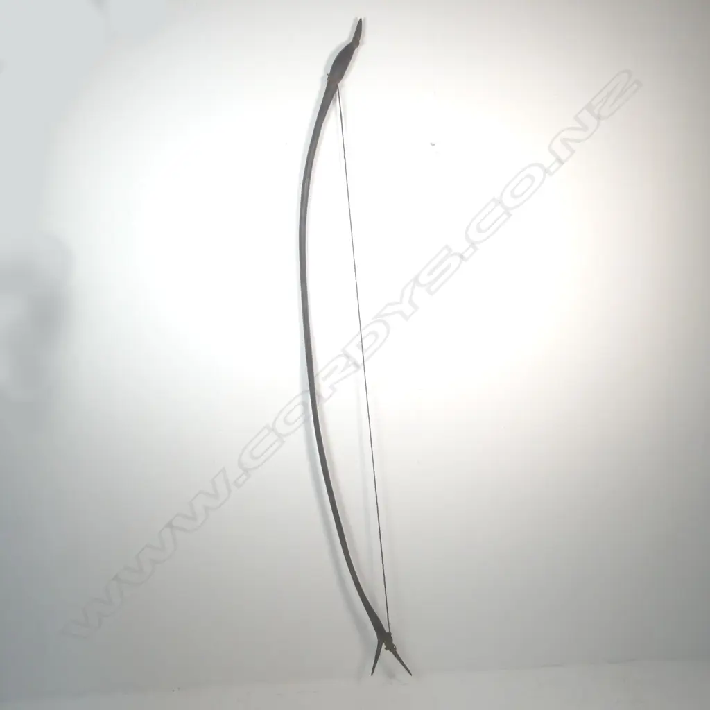 African carved wood bow Image 1++
