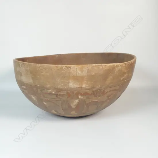 Large West African gourd bowl
