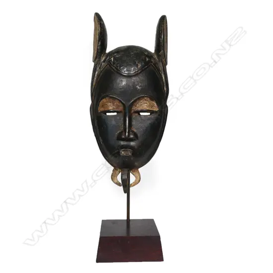 African Baule elephant mask from the Ivory Coast,