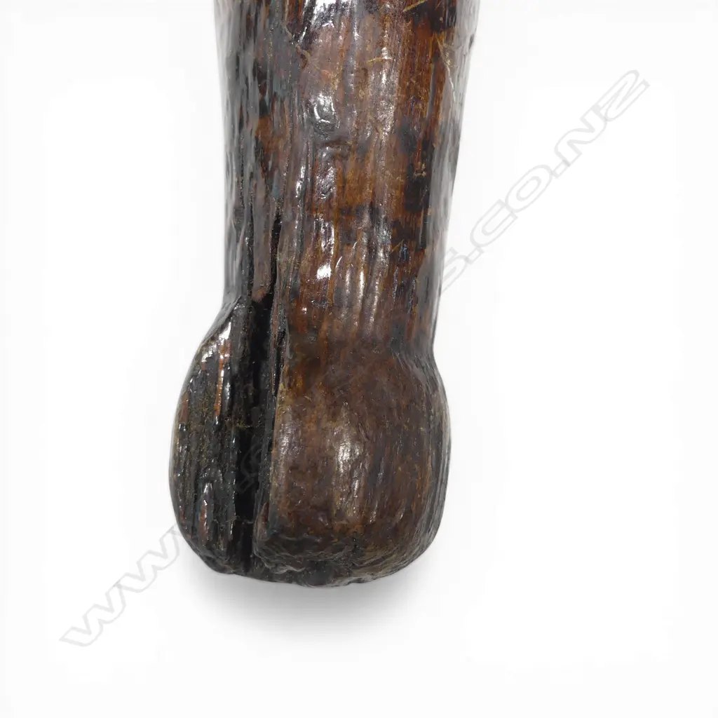 An old Māori patu aruhe (fern root beater), Image 1++