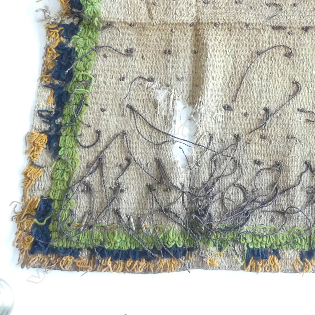 19thC Māori muka tag cloak, Image 1++