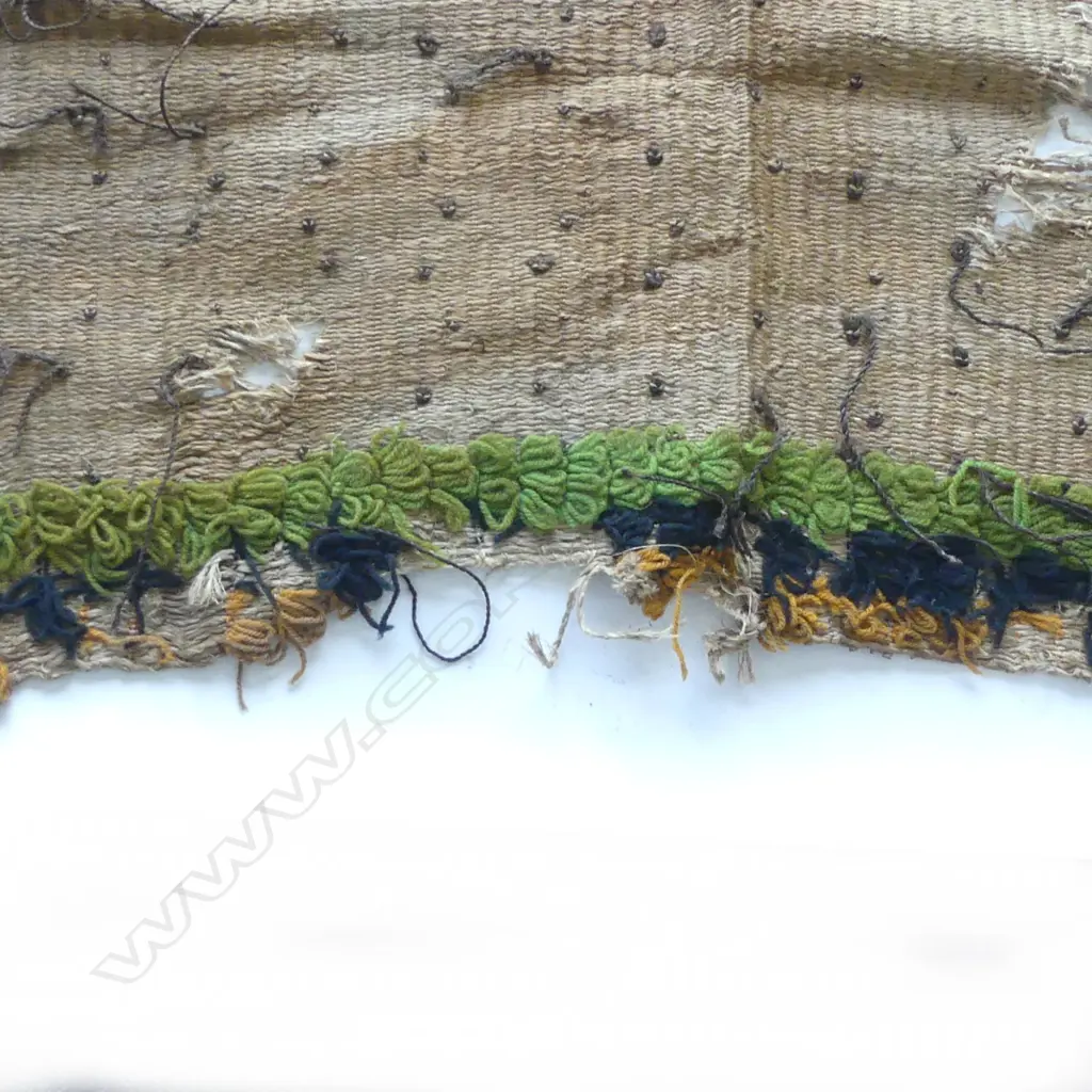 19thC Māori muka tag cloak, Image 1++