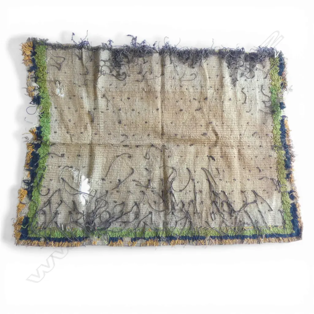 19thC Māori muka tag cloak, Image 1++