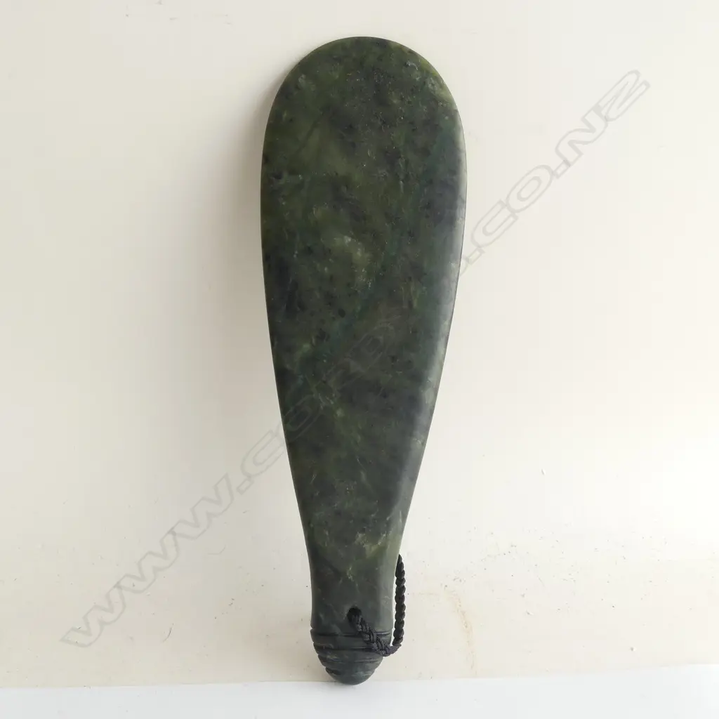 A contemporary marbled pounamu Mere, Image 1++