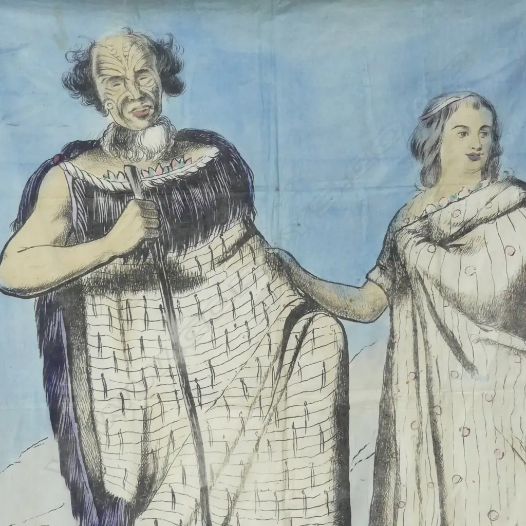 A Working Men's Educational Union poster of 'Blind Solomon led by his wife' 1852, Image 1++