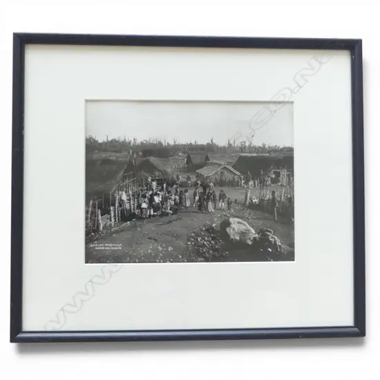 Burton Bros (Printed later by John B. Turner)  'At Parihaka'