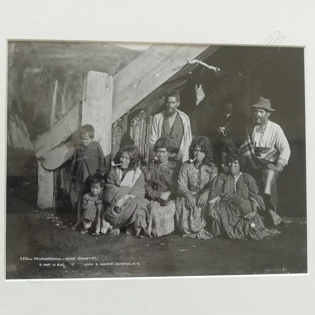 Muir & Moodie Dunedin (Printed later by John B. Turner)  'Taumaranui - King Country), Image 1++