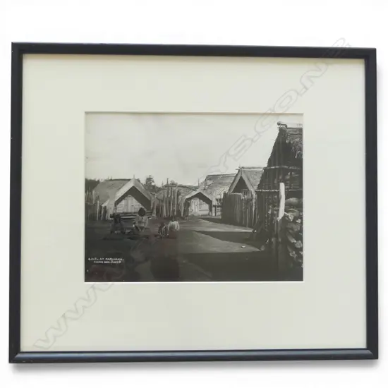 Burton Bros (Printed later by John B. Turner)  'At Parihaka'