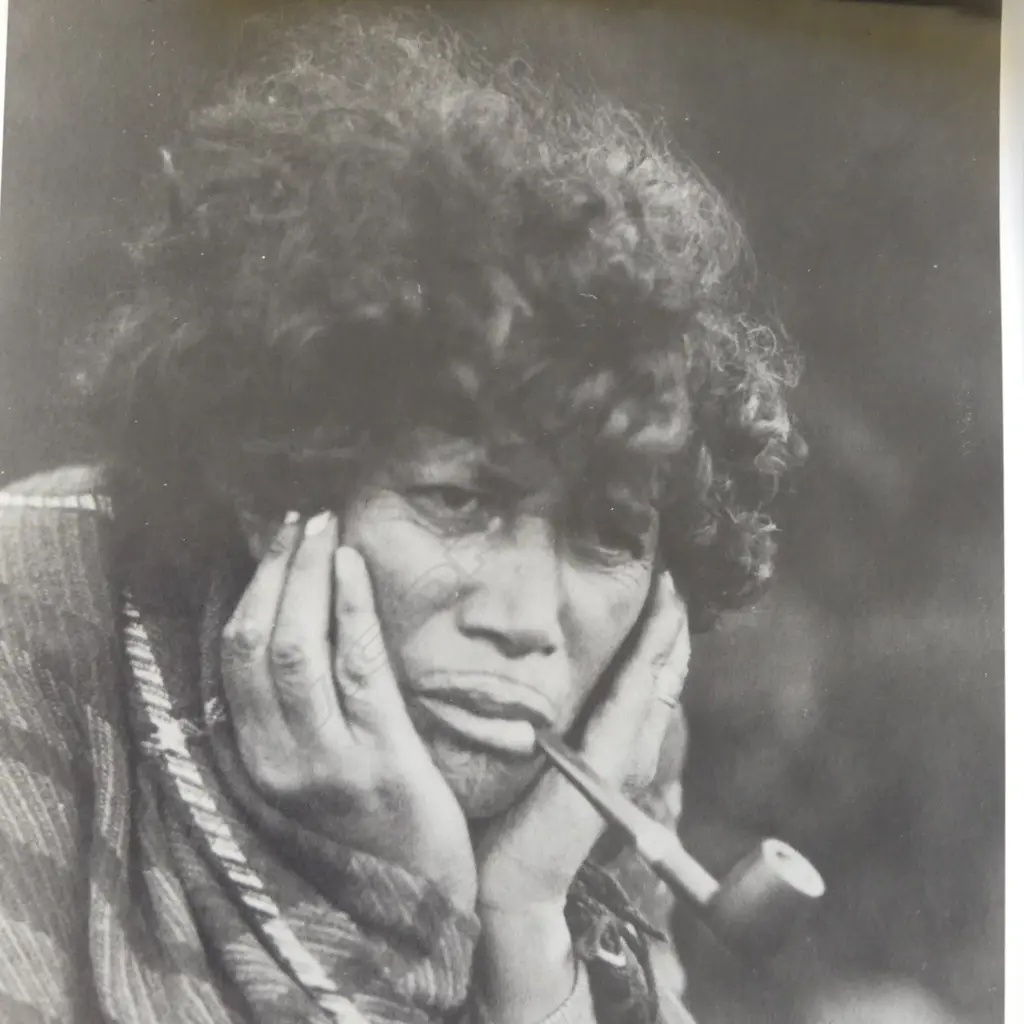 7 19thC Maori reprint photos various figures: 'Nurse & Child' + Wiremu Tamihana Tarapipipi Te Waharoa + Una Garlick etc  Image 1++