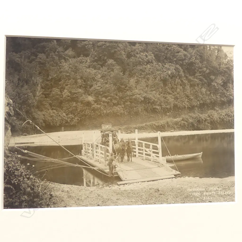 Five various 19thC Tyree of Nelson vintage photographs includes, 'Nelson' 'Lukins Wharf, Port Road Nelson', 'Queen's Gardens', 'Baton Road', 'Mangahua Punt', Image 1++