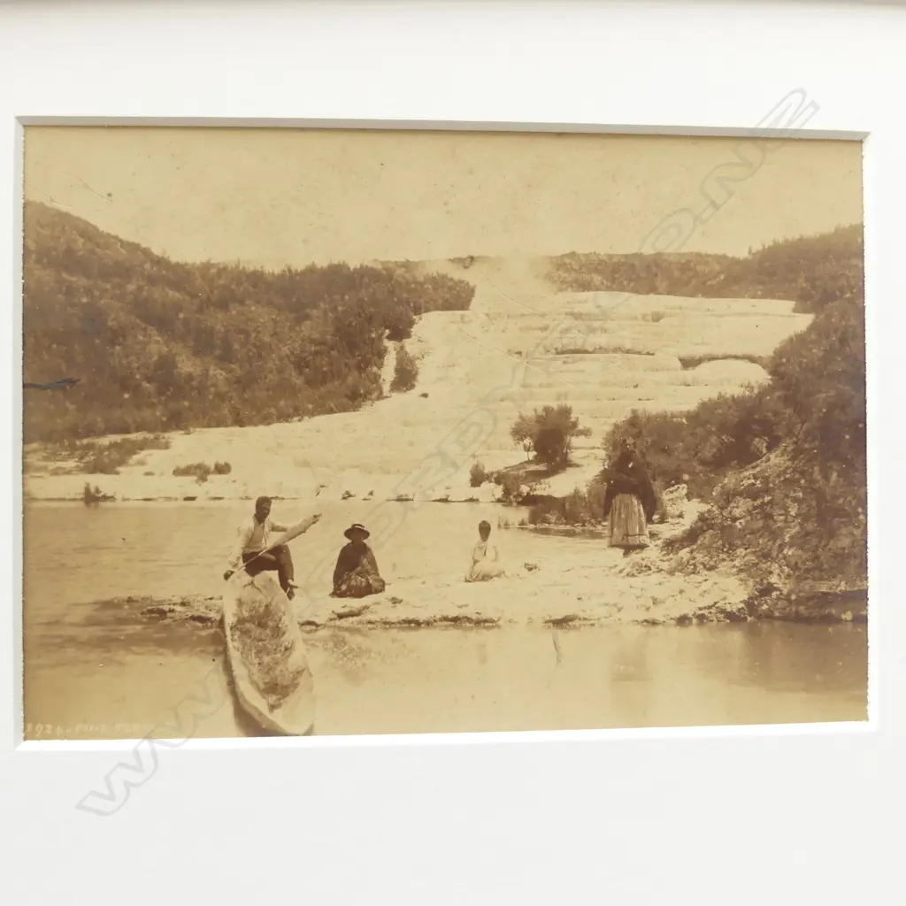 Nine vintage photos of Rotorua and surrounding areas incl. 'Whakarewarewa' by Iles Photo, 'Pink Terrace' by Burton Bros, 'Ohinemutu' by Blencowe Photo, 'White Terrace', and 'Wairoa after Eruption', plus one double sided card of 'Mt Tarawera' and 'Echo Lake' Image 1++