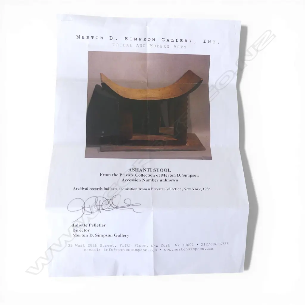 An Ashanti Stool, Image 1++