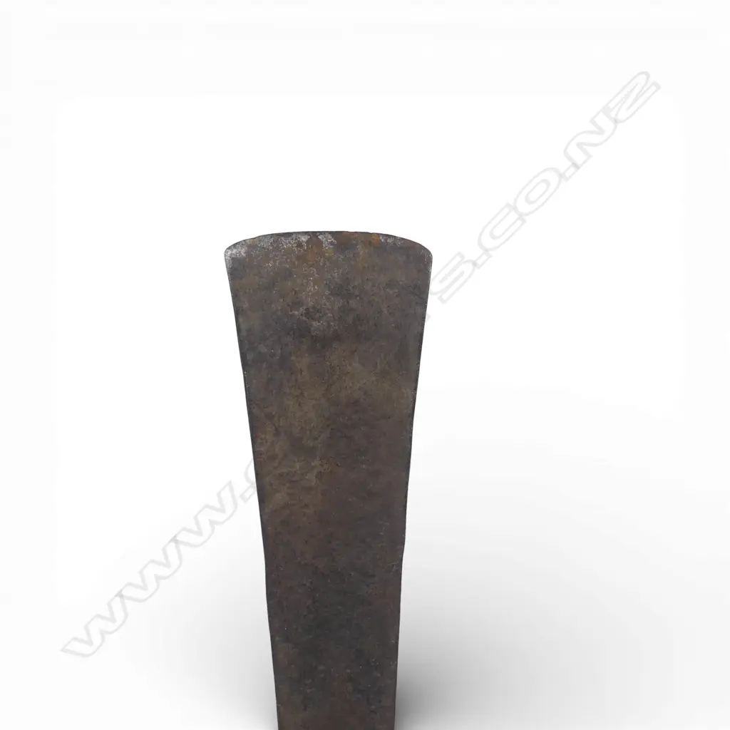 An African forged steel & wood hand tool, Image 1++