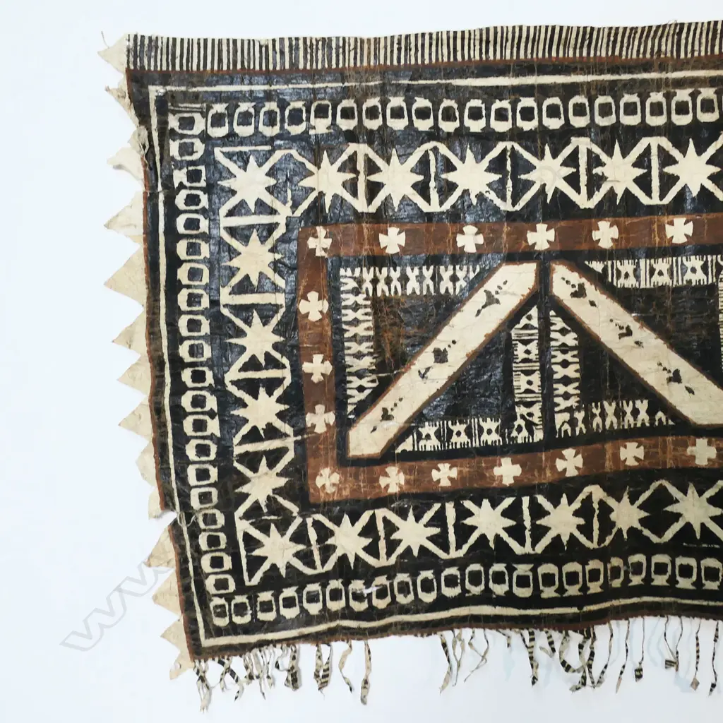 A Fijian Tapa Cloth, Image 1++