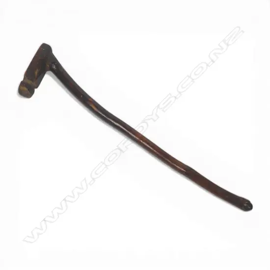 19thC Pacific Islands long haft for adze (no blade),