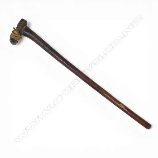 19thC Pacific Islands long haft for adze (no blade),