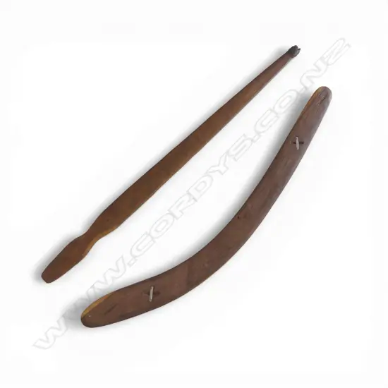 Two old Aboriginal artefacts,