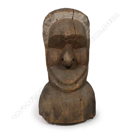 Old Vanuatu carved head