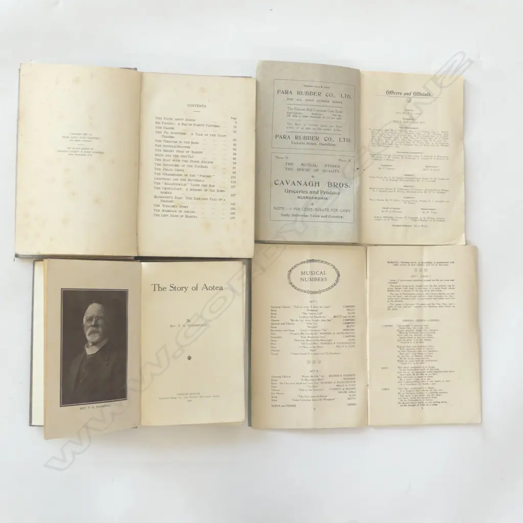 4 OLD MAORI PUBLICATIONS: 'The Story of Aotea' by Hammond 1924 + 'Tales of the Maori Coast' by Cowan 1930 + 2 pamphlets  Image 1++