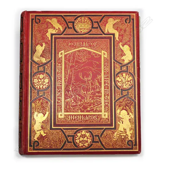Queen Victoria 'Highland Journal' personally inscribed to Charles Dickens from Queen Victoria,
