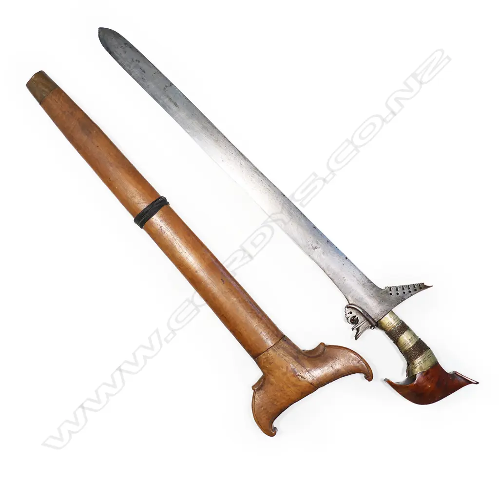#A 19thc Philippine Moro large fighting kris Image 1++