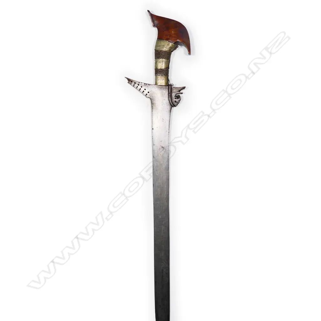 #A 19thc Philippine Moro large fighting kris Image 1++