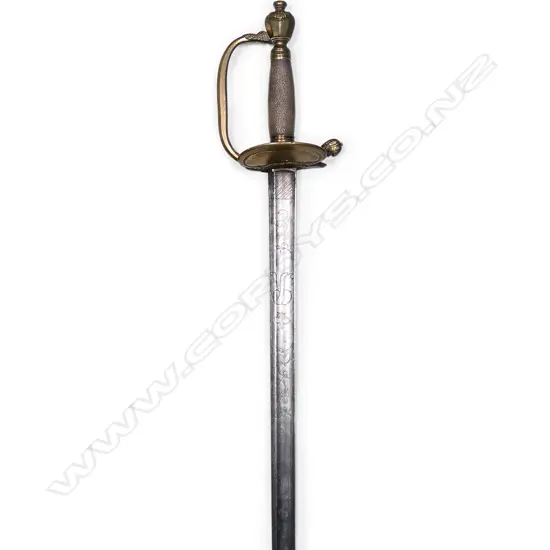 A British 18thC cavalry officer’s sword,