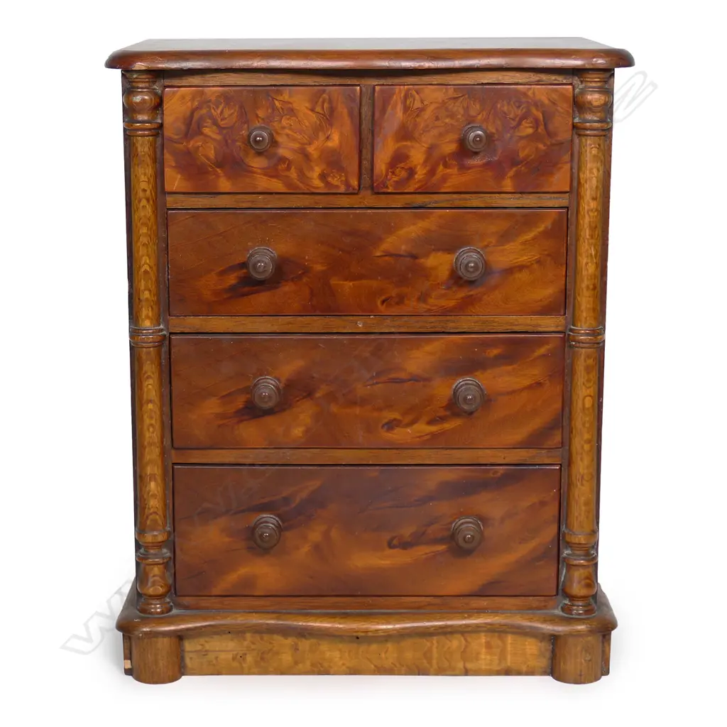 A good New Zealand colonial woods apprentice chest, Image 1++