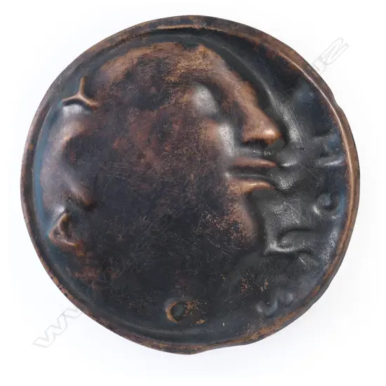 A Terry Stringer reversible copper disk,