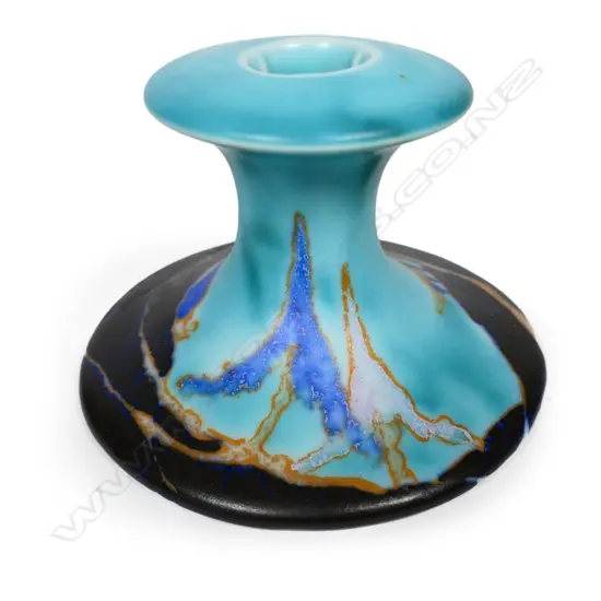 A Clarice Cliff Bizarre 'Inspiration' candlestick,